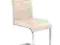 Krzesło metalowe K85 KREMOWE