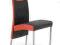 Krzesło metalowe K51 CZARNO-CZERWONE