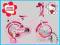Rowerek dziecięcy HELLO KITTY CHERRY WHITE 14''