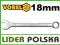 KLUCZ PŁASKO OCZKOWY 18mm CrV 51683 VOREL