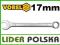 KLUCZ PŁASKO OCZKOWY 17mm CrV 51682 VOREL