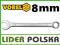KLUCZ PŁASKO OCZKOWY 8mm CrV 51673 VOREL