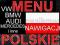 Polskie Menu nawigacja VW Mercedes BMW Audi mapa