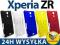 Sony Xperia ZR | Rubber Case ETUI + 2x FOLIA