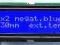 ART Nowe LCD 2x16 NISKI=30mm (White/Blue-W2B LED)