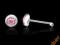 Piercing: srebrny kolczyk do nosa pr925 GRATISY