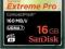 Sandisk CF-16GB Extreme PRO Compact Flash 160MB/s