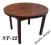 Stół rozkładany (średnica 110 / 145) ST-32A