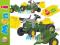 Rolly Toys TRAKTOR JOHN DEERE KID Łyżka Przyczepa