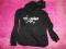 NOWA czarna bluza z kapturem czacha 158-164