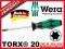 Wkrętak TORX 20 WERA Kraftform śrubokręt 100mm