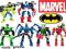 KLOCKI SUPER HEROES BATMAN IRON MAN JOKER