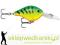 Wobler Rapala Ultra Light Crank 3cm-F/4g, Kol: FT