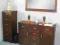 MP- Zestaw mebli bukowy- JAN- 2 x komoda +lustro