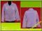 *LILY*Sweter różowy koraliki ażur na zamek r.146