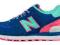 New Balance 574 Candy Pack Blue Candy miętowe 36