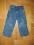 Spodnie miękki jeans na 9 - 12 m-cy