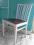 4 X krzesła shabby chic,bielone