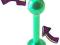 labret do brody wargi stal zielony kulka 1.2/8/3mm