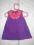 Sukienka fioletowa folk, lato H&amp;M 86 !!