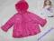 Śliczny płaszczyk dla dziewczynki roz. 9m