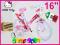 ROWEREK 16 HELLO KITTY Rower WŁOSKI
