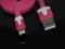NOWY RÓŻOWY KABEL USB DO APPLE iPHONE 5 NOWY RÓŻOWY KABEL USB DO APPLE iPHONE 5