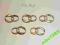 Obrączki ZŁOTE 10 sztuk NAJTANIEJ