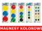 MAGNESY KOLOROWE __ 10 sztuk __ 15 mm średnicy