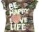 NEXT @ T-shirt BE HAPPY LOVE LIFE 13lat 158cm