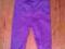 Fioletowe leginsy dla dziewczynki