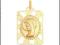 ELEGANCKI ZŁOTY pr.585 MEDALIK MATKA BOSKA