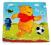 PUZZLE EDUKACYJNE 9 el. DREWNIANE KLOCKI układanka