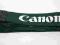 Pasek Canon EOS zielony.