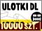 ULOTKI DL - 10000 szt - MASZYNOWO DRUKOWANA ulotka