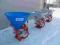 Rozsiewacz nawozu zawieszany jednotarczowy plastik