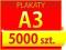 A3 5000 szt - PLAKATY - TANI PLAKAT - SZYBKI DRUK