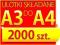 A3/A4 2000 szt - ULOTKI - A3 SKŁADANE DO A4