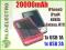 ŁADOWARKA SOLARNA POWER BANK 20000mAh 2x USB 1/2A