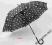 PARASOLKA DAMSKA C-COLLETION 459 CZARNO-BIAŁA III