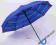 PARASOLKA DAMSKA C-COLLETION 461  NIEBIESKA