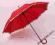 PARASOLKA DAMSKA C-COLLETION 462 CZERWONA