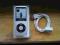 iPod Nano 4g 8GB srebrny + kabel