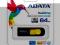 Adata DashDrive UV128 64GB USB 3.0 Black-Yellow