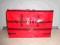POKROWIEC w kształcie kufra czerwony NOWY