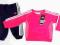 ADIDAS DRES DZIEWCZĘCY BLUZA+SPODNIE rozm 74 cm