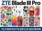 Guma na telefon do ZTE Blade 3 III PRO +2x FOLIA