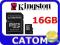 Karta microSD 16GB + Adapter SD Kingston KATOWICE