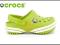 CROCS Crocband-x Clog Green r J1 /32-33 e-sportowe