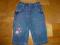 Ladybird Fajne Jeansiki z Kwiatkami roz.6-9 m